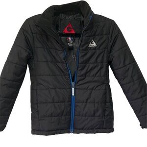 Gerry Youth Puffer Jacket Insulated Winter Coat Black Blue | M 10/12